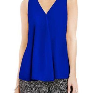 Vince Camuto Drape Front V-Neck Sleeveless Blouse